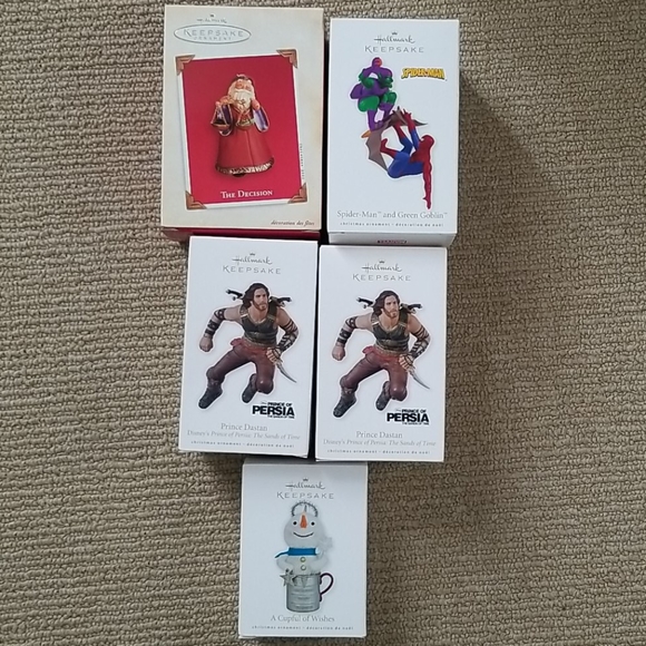 Hallmark Ornaments set of 5 - Picture 1 of 5